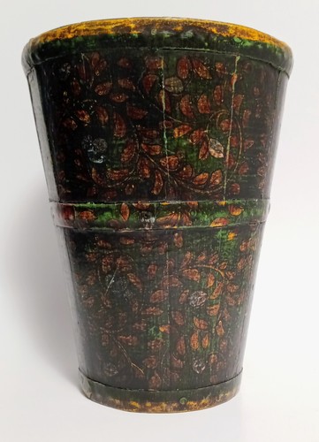 Antique polychrome staved - antique,