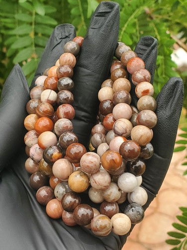 Polychrome jasper bead - jasper,