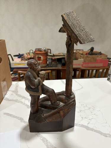 Anri polychrome carving italy - polychrome,