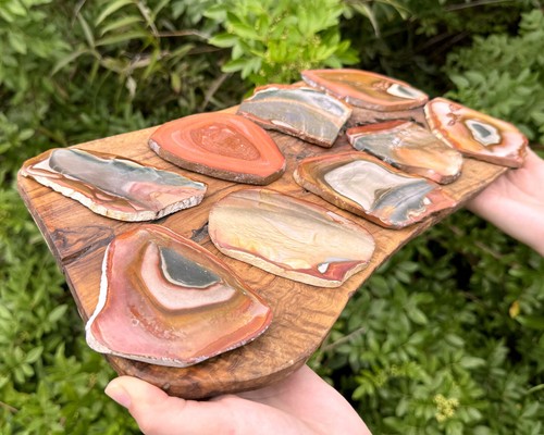 Large polychrome jasper - slab,