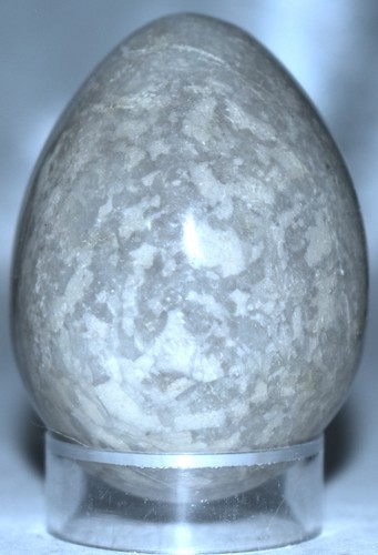 Polychrome jasper egg stand - egg, w/stand